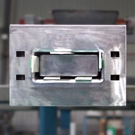 120*50mm FRP Rectangular Tube Pulrrusion Mould