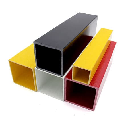 Fiberglass square tube