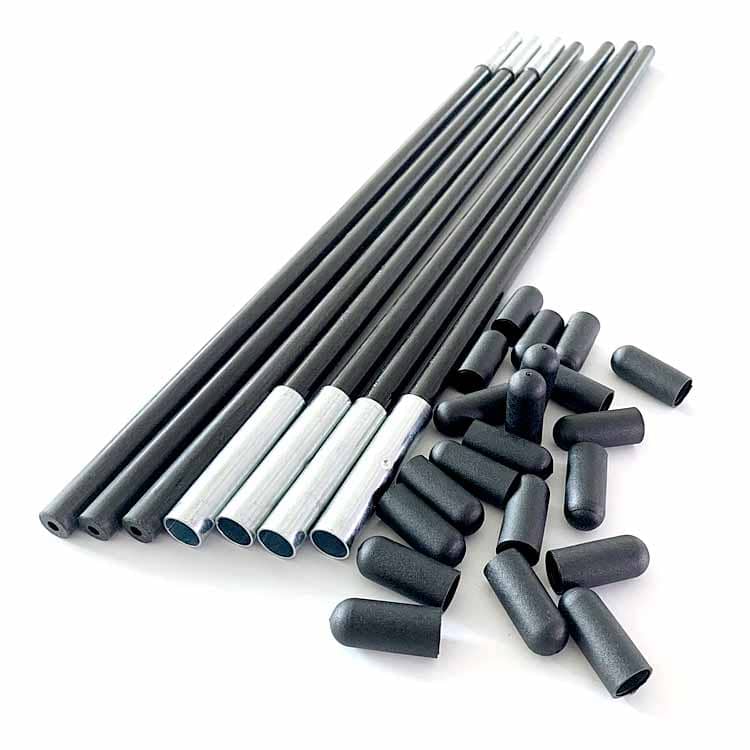 Fiberglass tent poles