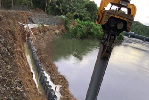 vinyl sheet piles