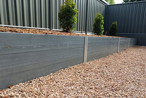 composite retaining wall
