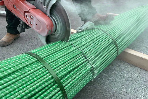 fiberglass rebar cutting