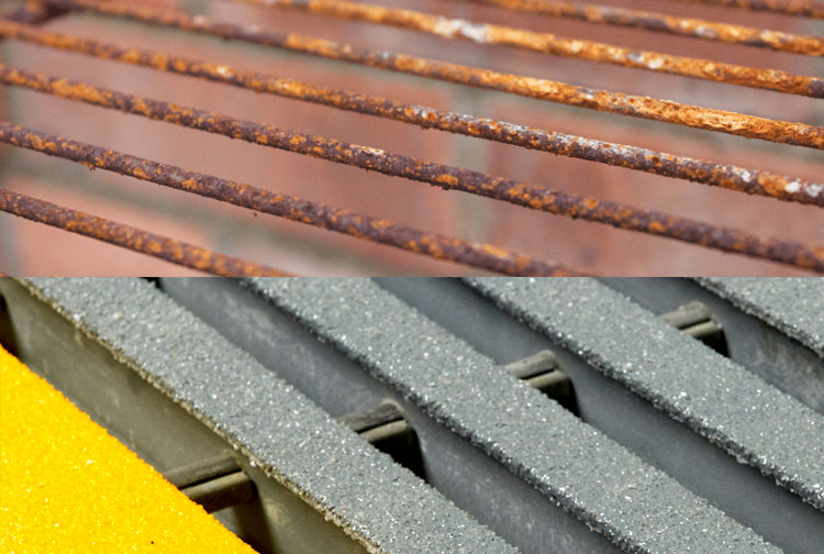 FRP Trench Grates vs. Steel: Why FRP is the Better Choice