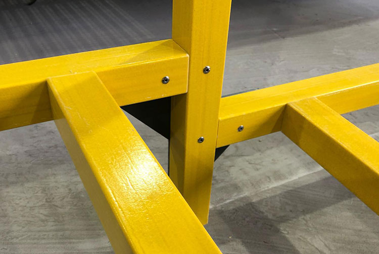 FRP rectangular tube in construction
