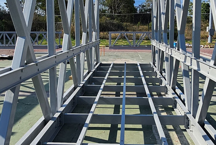 FRP composite reinforcing a bridge structure