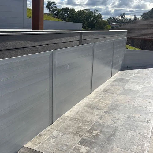 composite retaining wall