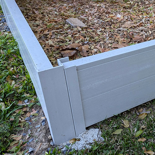 fiberglass retaining wall system