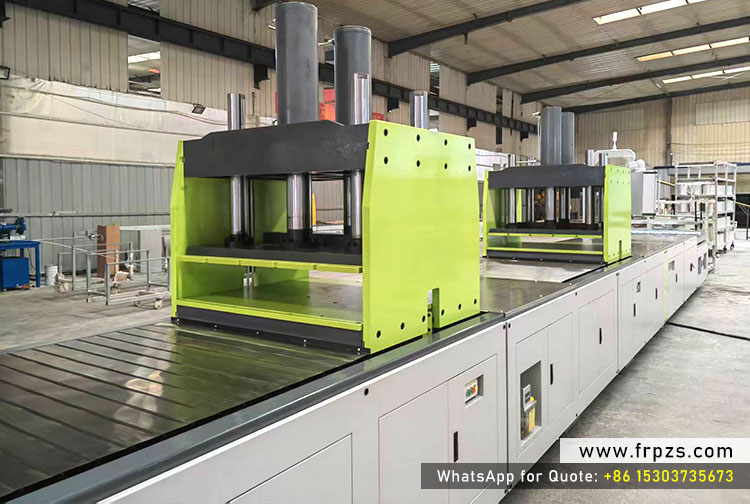Frp-hydraulic-pultrusion-machine