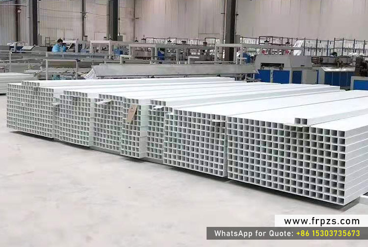 FRP composite materials manufacturing process in modern factory