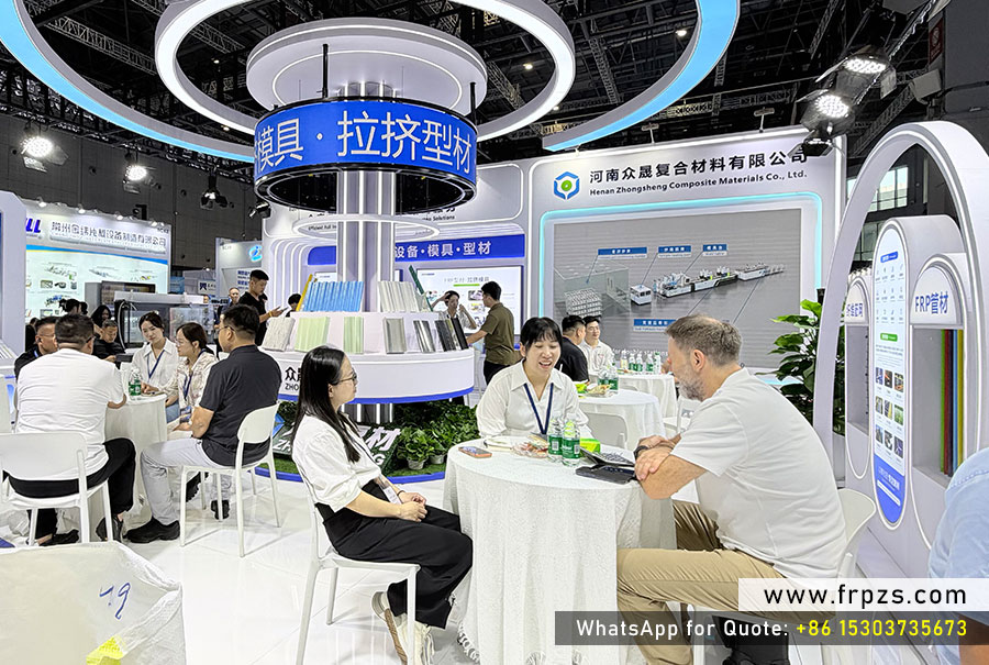 FRP pultrusion machine technology showcased at China Composites Expo 2026