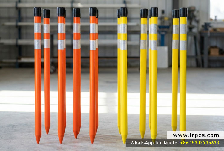 Heavy Duty Snow Plow Stakes and Pultruded Fiberglass Driveway Markers