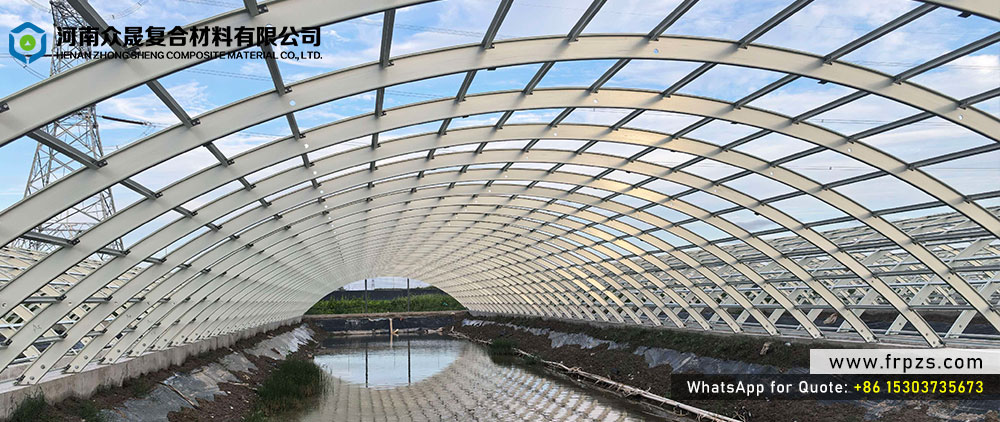 Pultruded Curved Fiberglass Profiles for Greenhouse Frames