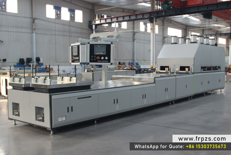 Henan Zhongsheng Caterpillar FRP Pultrusion Machine in Modern Production Line