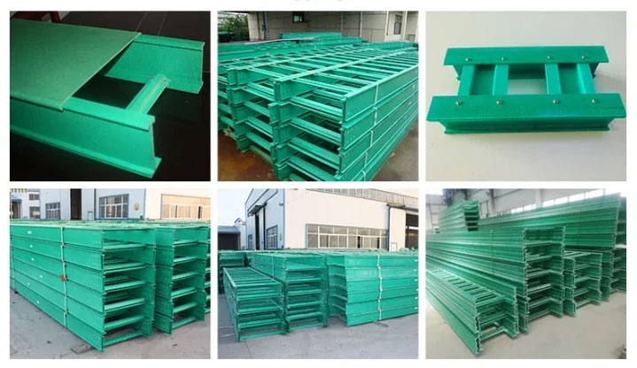 High Strength Pultruded Fiberglass Cable Ladder Manufactured by Zhongsheng